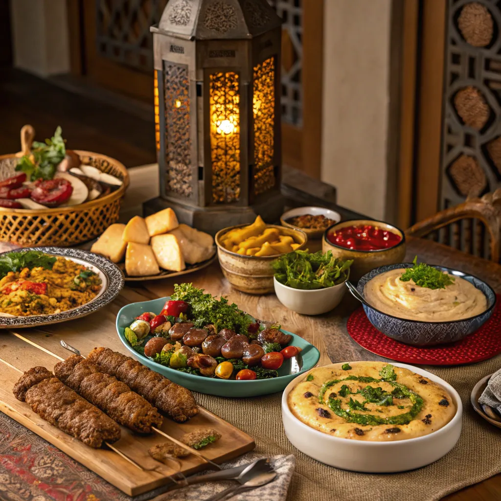 A Middle Eastern feast